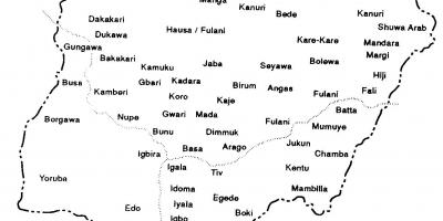 Narysować mapę Nigerii