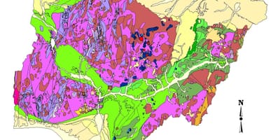 Mapa geologicznych Nigerii