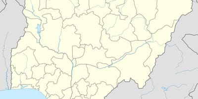 Mapa pustynnienia w Nigerii