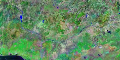 Mapa Nigerii góry