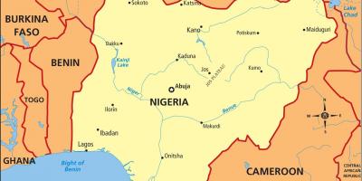 W Nigerii mapie