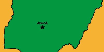 Mapa stolicy Nigerii 